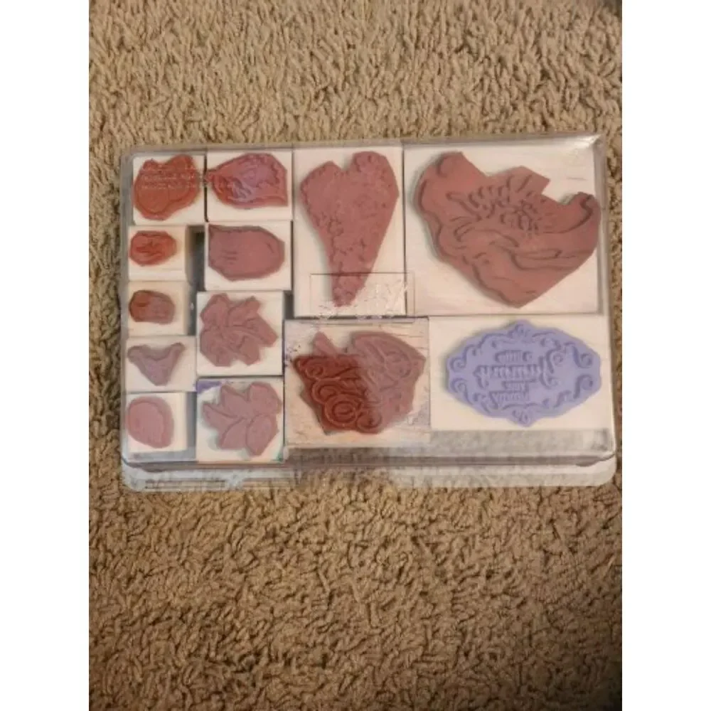 INVENTORY REDUCTION SALE. 13 Used/New Stampin Up Wooden Stamps B3